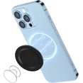 thumbnail image 1 of shiyou-Compatible with MagSafe Base for iPhone 16/15/14/13/12/Magnetic Base Plate Intended for Pop Socket Grip and Phone Ring Holder 【Removable for Wireless Charging】(Blk), 1 of 4