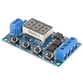 thumbnail image 1 of Dual MOS Tube Control Board, High Power One Key Stop Function  Cycle Timer Delay Switch 5-30V Reverse Polarity   For Motor For Micro Water Punp, 1 of 8