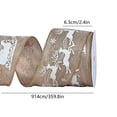 thumbnail image 2 of Christmas Sheer Ribbon, Glitter Organza Gift Wrappin Ribbon for Wreath Tree DIY Holiday Craft 359.8in, 2 of 5