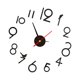 thumbnail image 3 of Reloj de pared DIY moderno Soledad Reloj Acrílico silencioso grande sin marco negro, 3 of 7