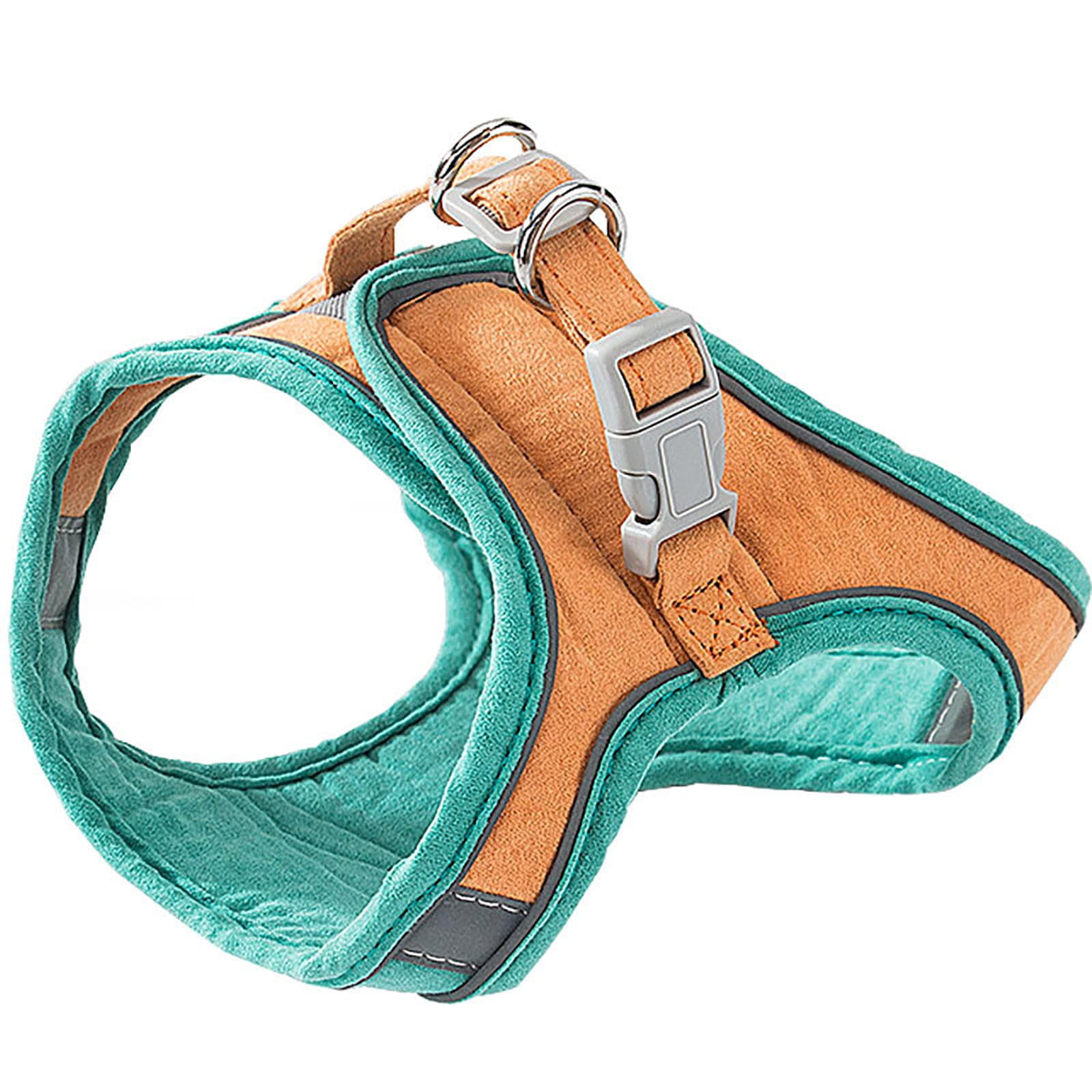 Step in Cat Harness Vest Style Cat Harness with Leash Escape Proof Soft Breathable Reflective Cat Walking Harness for Travel Outdoor Training and Daily Use (1PC,L)