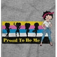 thumbnail image 2 of Betty Boop Proud to Be Me Cute Sassy Zip Hoodie Sweatshirt Women Brisco Brands S, 2 of 6