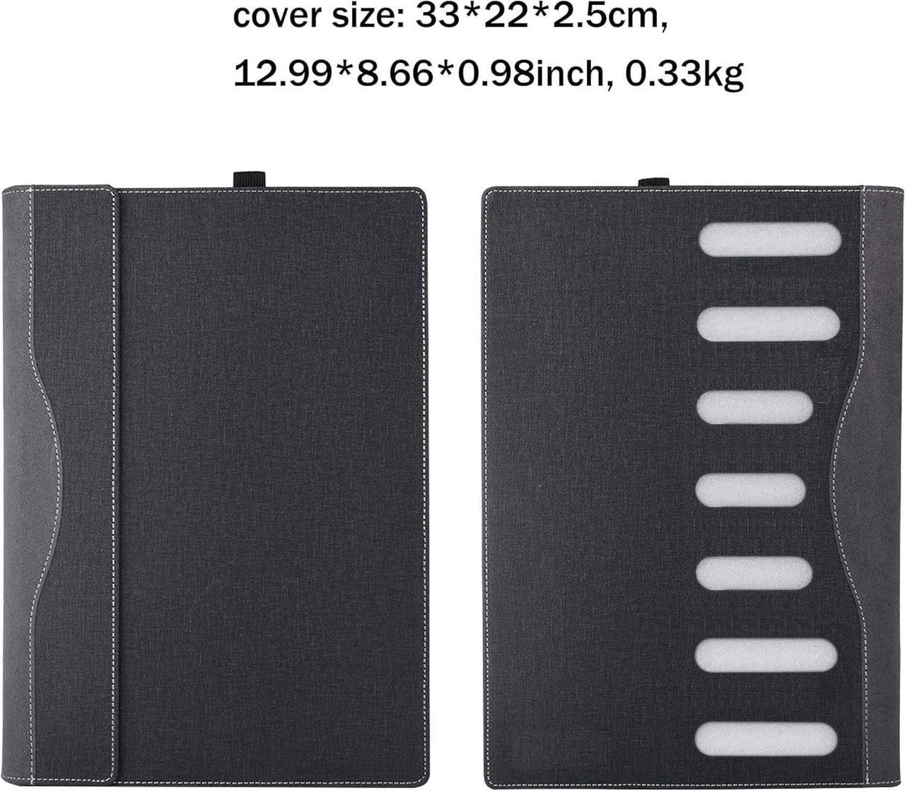 Protective Case Cover for Hp Pavilion X360 Convertible 14-dy Laptop 14t-ek 14-ek 2-in-1 [Not Other Models] Notebook Sleeve Computer Bag Protective PU Leather Shell
