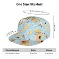 thumbnail image 6 of Haiem Cute Gnome Bee Collects Honey Classic Snapback Cap Flat Bill Hat Baseball Cap Adjustable Size Cotton Dad Hat, 6 of 9