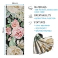 thumbnail image 2 of Pioneer Flower Floral Print Pattern Hot Yoga Mat Towel Non Slip for Hot Yoga - Quick-Drying Yoga Mat Cover with 4 Corner Pockets with Travel Bag - Hot Yoga Towel Non Slip 74"x26", 2 of 6