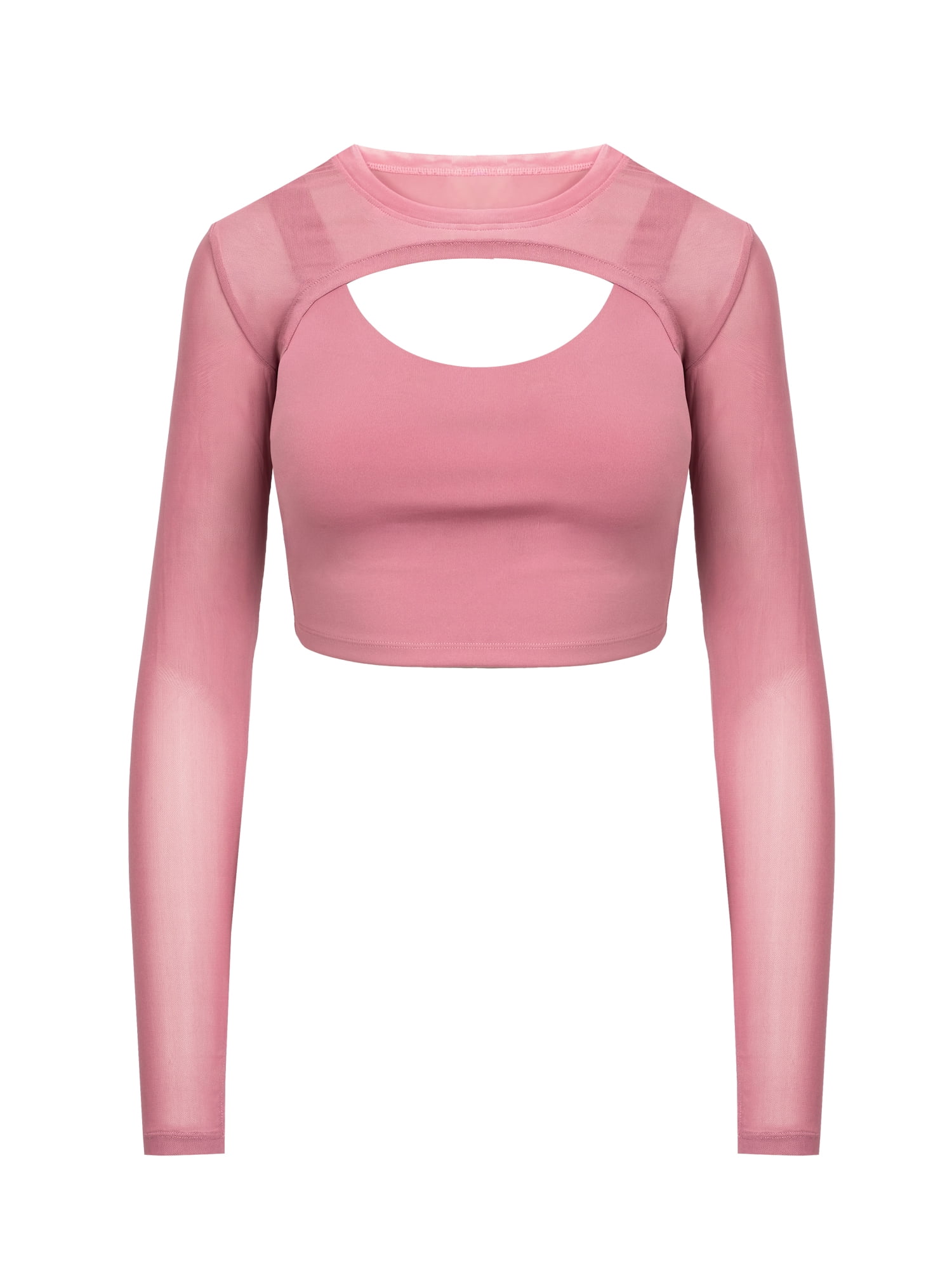 Jessica Simpson Women’s Long Sleeve Mesh Top, Sizes XS-XXXL