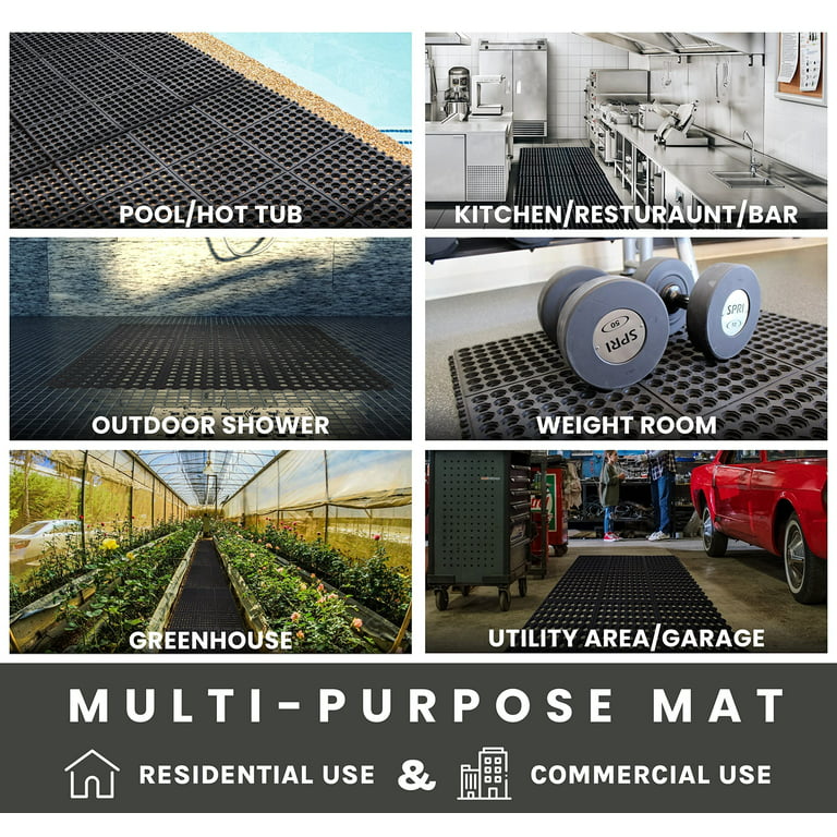 Rubber Matting and Flooring for Garages & Outdoors