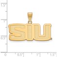 thumbnail image 2 of 14K Yellow Gold 14Ky Logoart Southern Illinois University Medium Pendant (22 X 42) Made In United States 4y003siu, 2 of 5