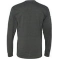 thumbnail image 6 of Jerzees 50/50 Heavyweight Blend Long-Sleeve T-Shirt, Medium, Black Heather, 6 of 7