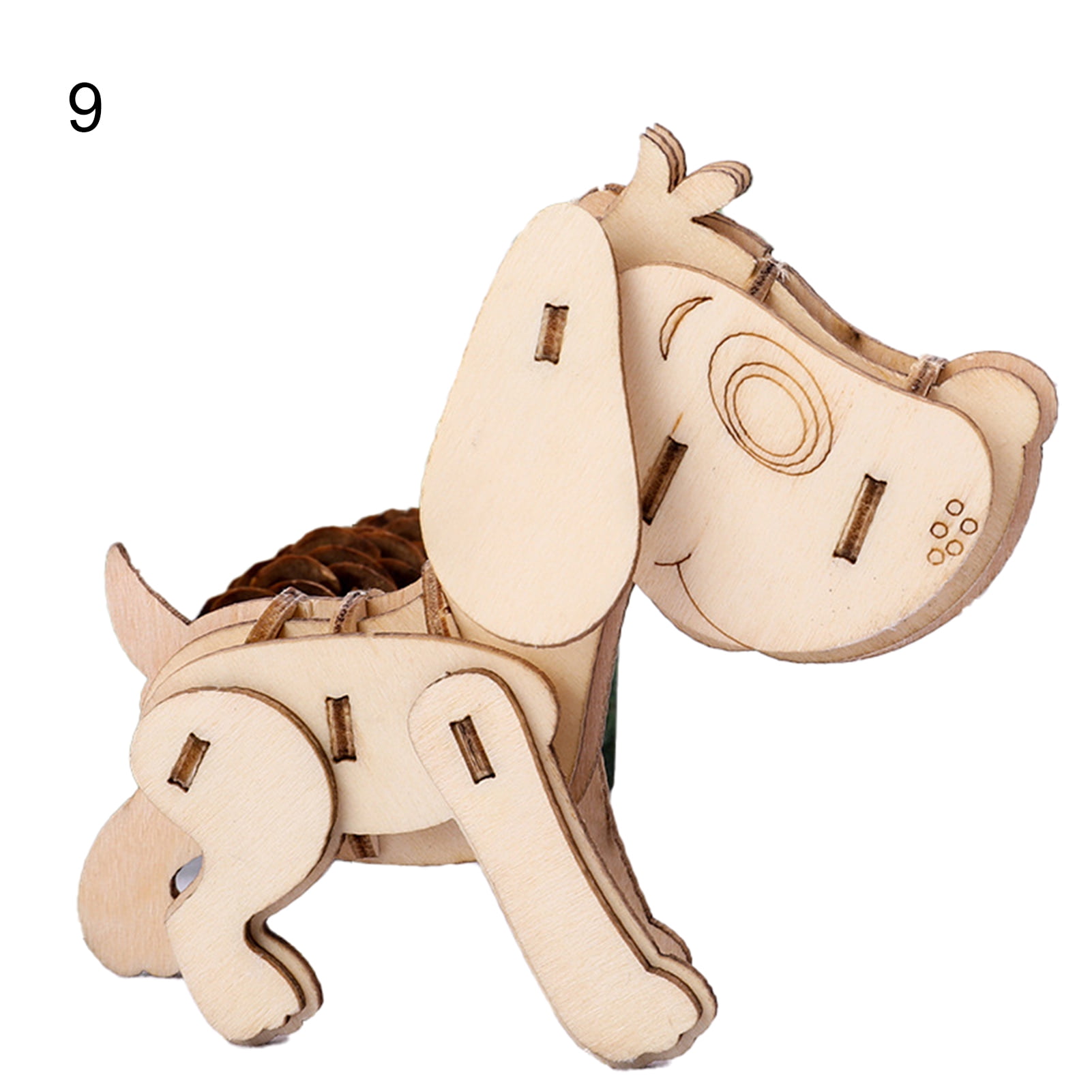 Set of 4 Dogs Animal Part I 4D 3D Puzzle Model DIY Educational Toy – e-Toyer