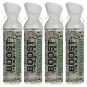 (4 pack) Boost Oxygen Portable Canned Oxygen, Natural Camo, 10L
