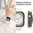 thumbnail image 4 of Bling Case for Newest Apple Watch 2022 (2nd Gen) Series SE/6/5/4 44mm, 4-Pack Screen Protector Diamonds Rhinestone Protective Frame Glitter Cover Replacement for iWatch Series SE/6/5/4 44mm Women, 4 of 5