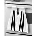 thumbnail image 2 of Wipe Bath Bathroom Dishcloths Wipe Kitchen Home Towels Hanging Absorbent Towel Hand Wipe Custom Strips White Black, 2 of 7