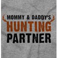 thumbnail image 2 of Mommy and Daddy's Hunting Partner Romper Boys or Girls Infant Baby Brisco Brands NB, 2 of 6