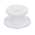 thumbnail image 3 of 4 Pack OEM White Boat Cover Sprayhood Button Tie Down Hook Stainless Screws, 3 of 3