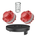 thumbnail image 2 of 2 Spool+1 Cap+1 Coil Spring compatible Einhell Lawn Mower compatible ment Parts Set DCQW Newway CPDD, 2 of 5