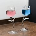 thumbnail image 4 of Rose Wine Glass 2 Sets,Rose Flower Shape Wine Glass Creatives Rose Flower Goblet Glass,for Home Party Daily Necessities, 4 of 7