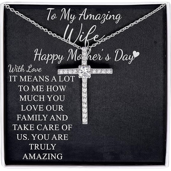 Personalized gift for Wife Mothers Day Necklace, Best Mothers Day Gifts for Wife, Mothers Day from Husband, Mothers Day Gifts for Wife