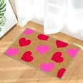 thumbnail image 5 of Valentine's Day Envelope Artificial Coir Door Mat, Red Love Heart Welcome Floor Mats Non-Slip Entrance Door Rugs for Indoor Outdoor Decor, 16 x 28 Inch, 5 of 6