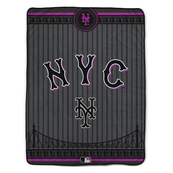 Pegasus New York Mets 66" x 95" Oversized City Connect Blanket