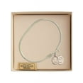 thumbnail image 3 of 6 1/4 inch Oval Eye Hook Bangle Bracelet w/ St. Christopher/Gymnastics in Gold-Filled, 3 of 3