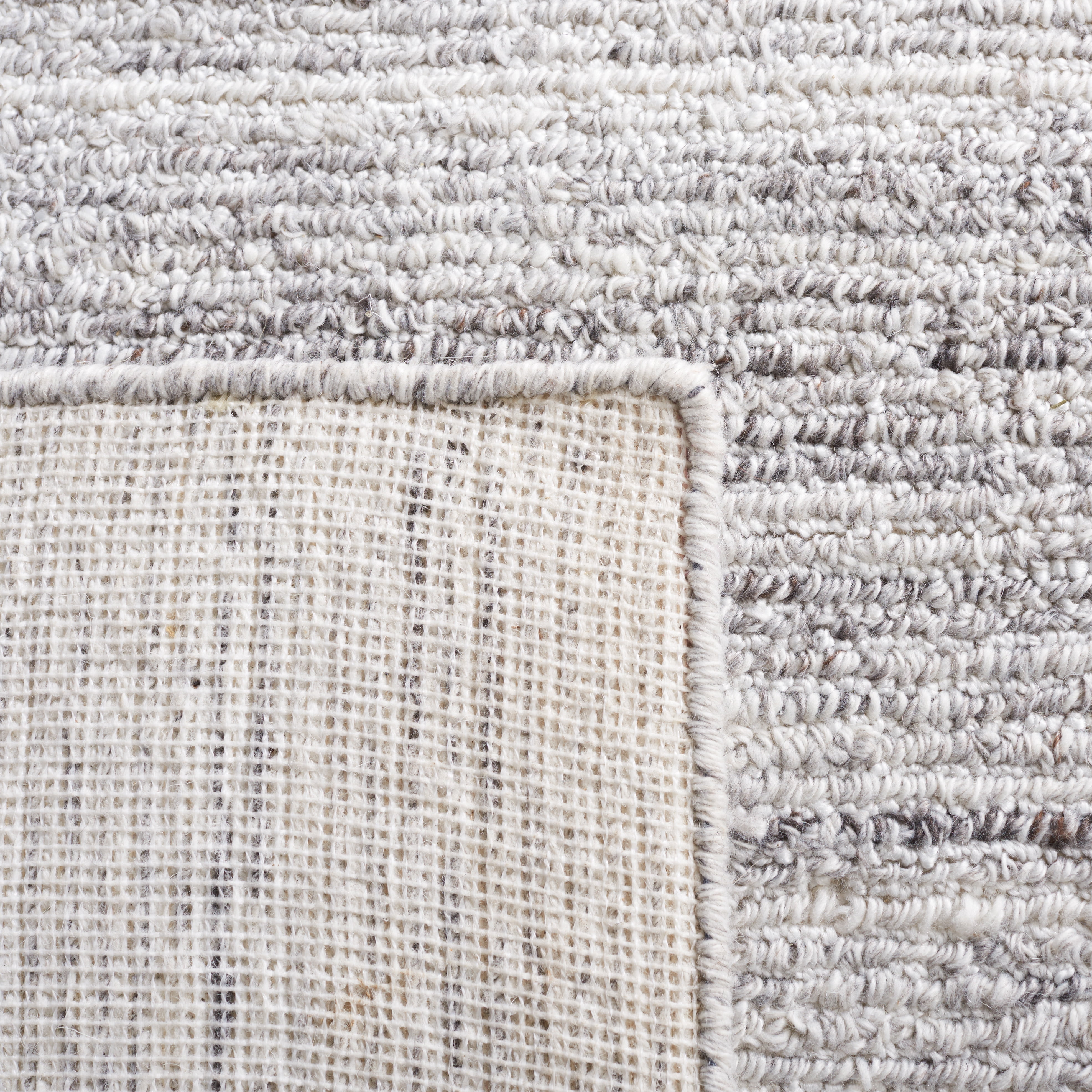 Safavieh Mirage Lecia Striped Polyester Area Rug, Gray/Ivory, 6' x 6' Square