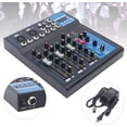 thumbnail image 5 of Anqidi Professional 4 Channel Digital USB Audio Interface Bluetooth Studio DJ KTV Mixer Sound Board Console 110V, 5 of 12