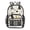 Black Cat Seamless Pattern, variant on PVC Transparent Backpacks Clear Backpack for Travel and Outings Small Sea Creatures Pattern