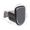 thumbnail image 2 of unbranded Gancho Para Automóvil Negro Ideal Para Colgar Y Organizar Objetos Dentro Del Vehículo, 2 of 8