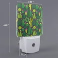 thumbnail image 2 of Fuzoiu Cactus 1 Print Dusk to Dawn LED Night Light with Light Sensor, Energy-Efficient Touch-Safe Night Lamp for Home, Office, and Kids' Rooms-EU, 2 of 7