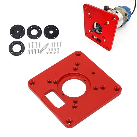 Woodworking Router Plate, Universal Fit, Durable Aluminum Alloy, Safe  Accurate Trimming