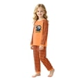 thumbnail image 5 of Halloween Family Pajamas Matching Set - 2 piece Halloween Print Long Sleeve Tops + Pants Outfit Sets,Home Wear Loungewear Sleepwear Jammies for 90 Pjs, 5 of 7