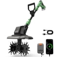thumbnail image 1 of Cultivador rotocultor inalámbrico WORKPROX 20V 4.0Ah con 4 púas de acero de 12", 1 of 8