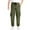 #H-Green, variant on GuangCheng George Men Lightweight Cargo Jogger Pants Elastic Waist Drawstring Multiple Pockets Loose Fit Comfortable Casual Trousers,Size:3XL