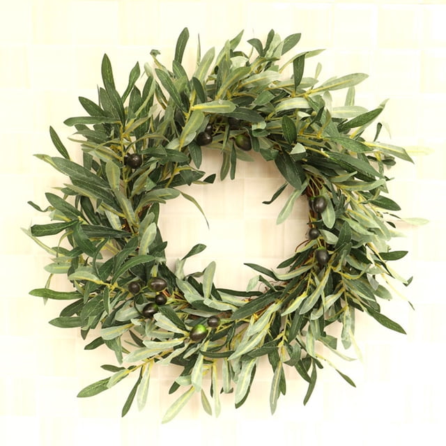 unbranded Guirnalda De Follaje Verde Oscuro Simulada Para Adornar Puertas Y Eventos Especiales