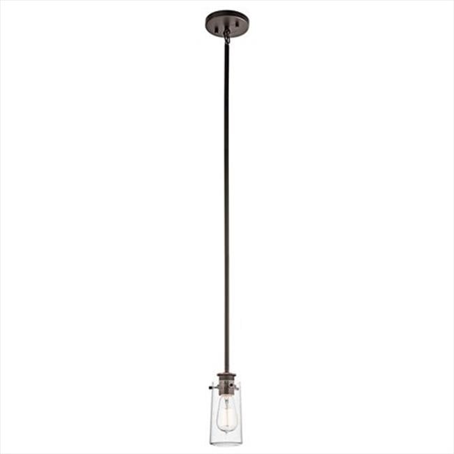 Photo 1 of 2 Kichler 43060OZ Braelyn 1 Light Mini Pendant in Olde Bronze