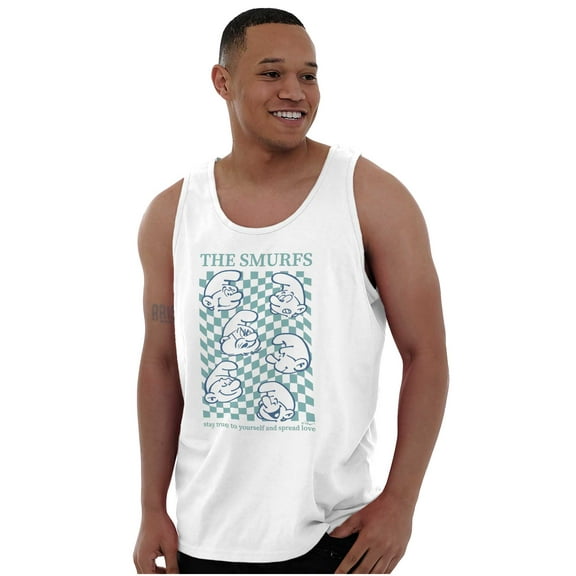 The Smurfs Stay True To Yourself Tank Top T Shirts Men Women Brisco Brands S