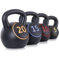 thumbnail image 2 of ZENY 4-Piece Kettlebell Exercise Fitness Weight Set with Storage Rack, 5lb, 10lb, 15lb, 20lb for Full Body Workout & Exercise Fitness, 2 of 7