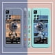 thumbnail image 4 of Case For Redmi Note 12 11 11T 11R 11E 10 9 8 7 7S PRO PLUS 4G 5G Simple Liquid silicone Case Stylish Luxurious Space Astronauts, 4 of 5