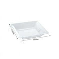 thumbnail image 2 of Balsa Circle Clear 12 Pieces 4.25" Square Plastic Plates Disposable Tableware, 2 of 4