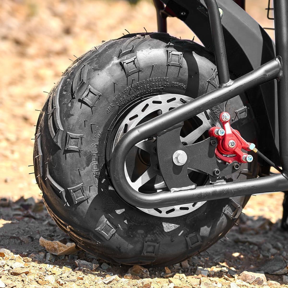 XtremepowerUS 99cc 4-Stroke Gas Mini Dirt Bike, Pull Start, Off-Road Trail Bike, Max Speed 23 MPH, 185 lb Capacity, black /Black