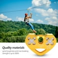 thumbnail image 3 of CE Certified 25/28KN Tandem Double Speed Pulley/Trolley for Climbing, Rescue Lifting, 3 of 4