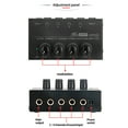 thumbnail image 3 of ammoon HA400 Ultra-compact 4 Channels Mini Audio Stereo Headphone Amplifier with Power Adapter, 3 of 7