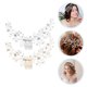 thumbnail image 1 of unbranded 2Ud De Peines Nupciales Con Cristal Y Aplicaciones De Rhinestone Para Estilo Sofisticado, 1 of 8