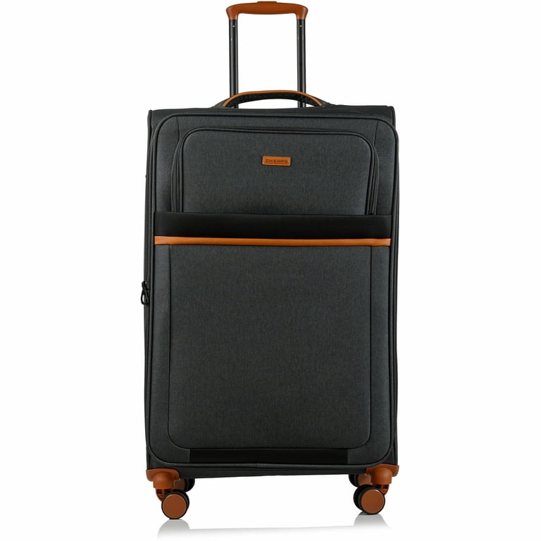 CHAMPS, luggage set, softside, 3-piece collection, black - Walmart.com