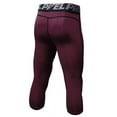 thumbnail image 2 of Men's Compression Quick Dry Tights Capri Pants Running Yoga Leggings, 2 of 2