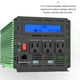 thumbnail image 4 of Inversor de corriente EDECOA, 2000 W, 24 V DC a 110 V AC, control remoto LCD, 4 of 7