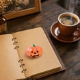 thumbnail image 5 of Twfbrm Halloween Pumpkin Stress Balls, 3" Giant Squashy Pumpkin Stress Relief Sensory Fidget Ball Toy, Soft & Stretchy Slow Rising Squeeze Pumpkin, Jack-O'-Lantern Decompression Toy for Party Favors, 5 of 7