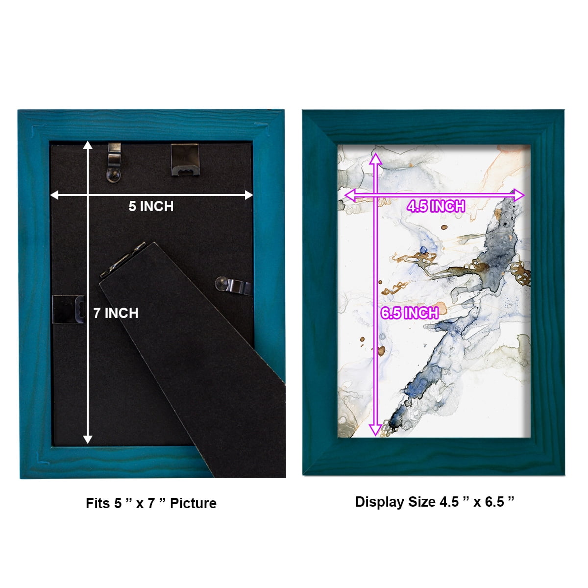 Organic Interlace I -Framed Print w/glass-Ocean Blue
