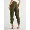 Sofia Jeans Women's and Women's Plus Super High Rise Luxe Cargo Pants, 27" Inseam, Sizes XXS5X